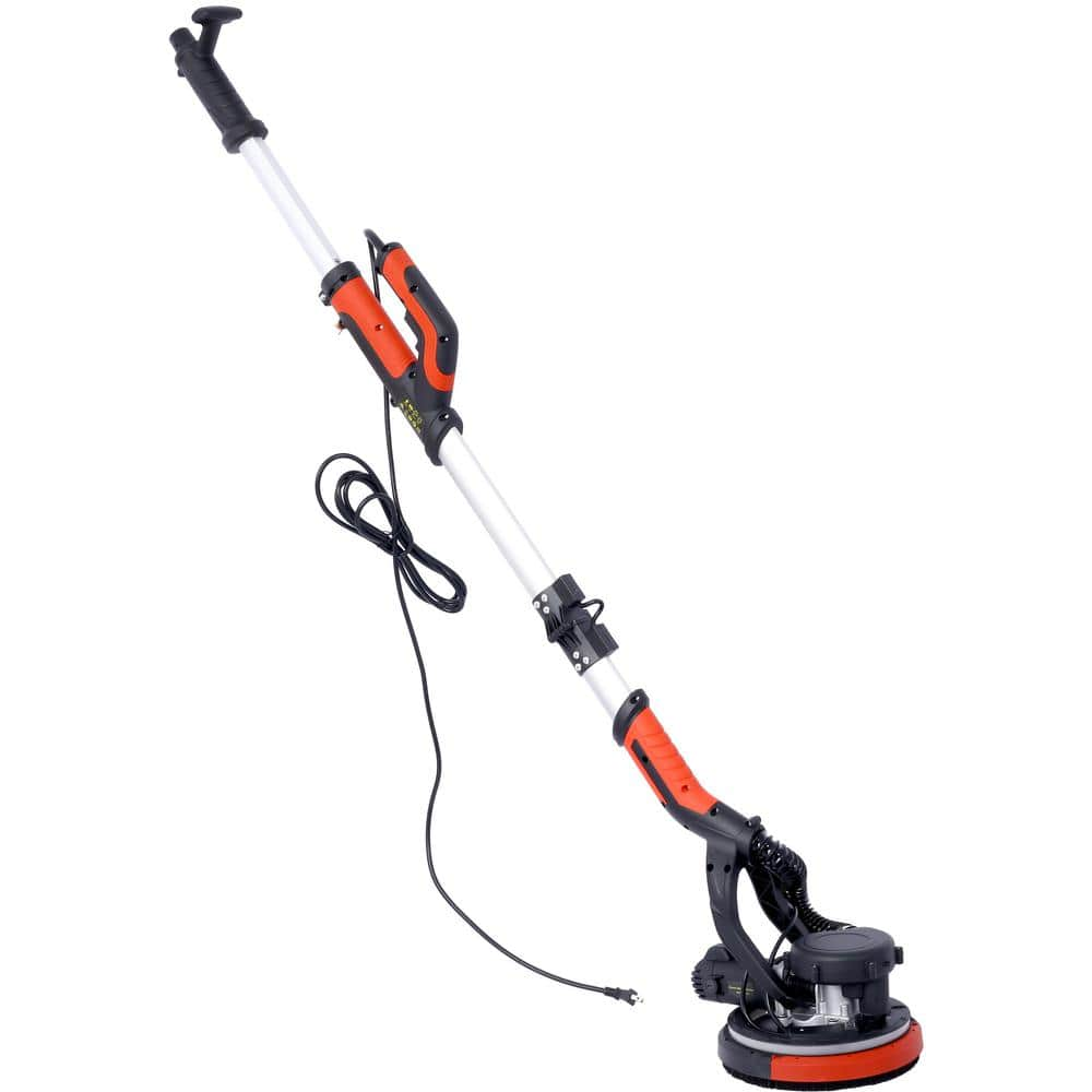 780W Electric Drywall Sander with Vacuum Dust Collection with Variable Speed, LED Light, Extendable and Foldable Handle -  Amucolo, GH-CYW4-8045