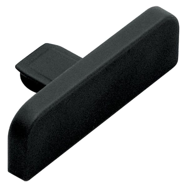 Schluter Trep-SE/-S Black 13/32 in. x 1-1/32 in. PVC End Cap