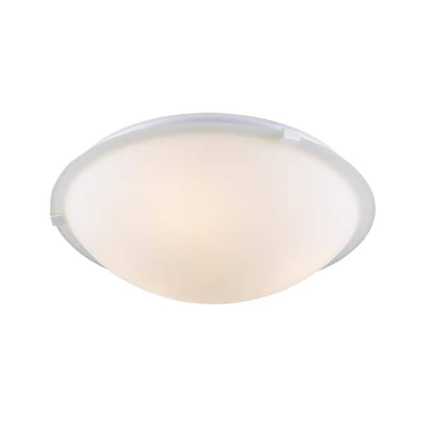 Trans Globe 13882 Flush Mount Ceiling Light White