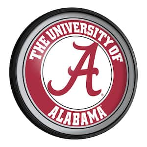 Alabama Crimson Tide: Round Slimline Lighted Wall Sign 18 in. L x 18 in. W x 2.5 in. D