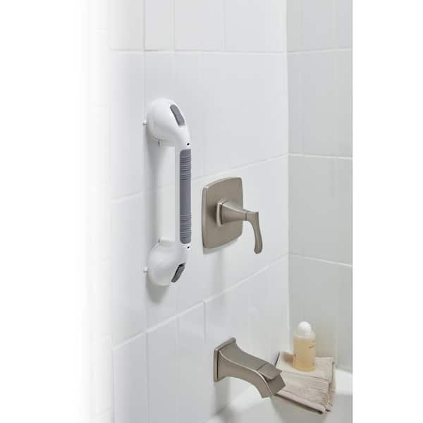 16 in. L x 16 in. Grab Bar in white
