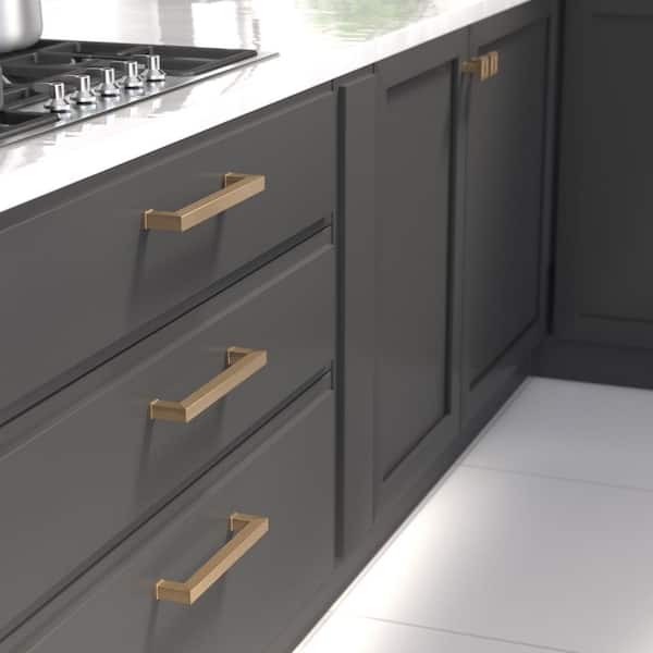 Como Collection 7-9/16 in. (192 mm) Classic Champagne Bronze Rectangular Cabinet Bar Pull