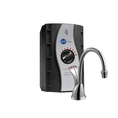 Brentwood Appliances 9.2-Cup Black Single-Touch Instant Hot Water Dispenser  KT-2200 - The Home Depot