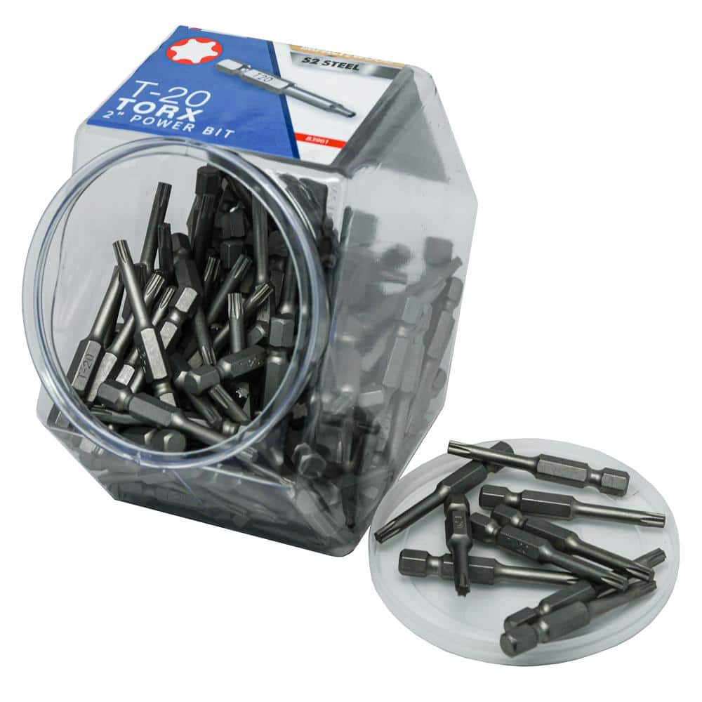 2 in. L T20 Torx Power Bit (150-Pack) price history on PriceWatchPro