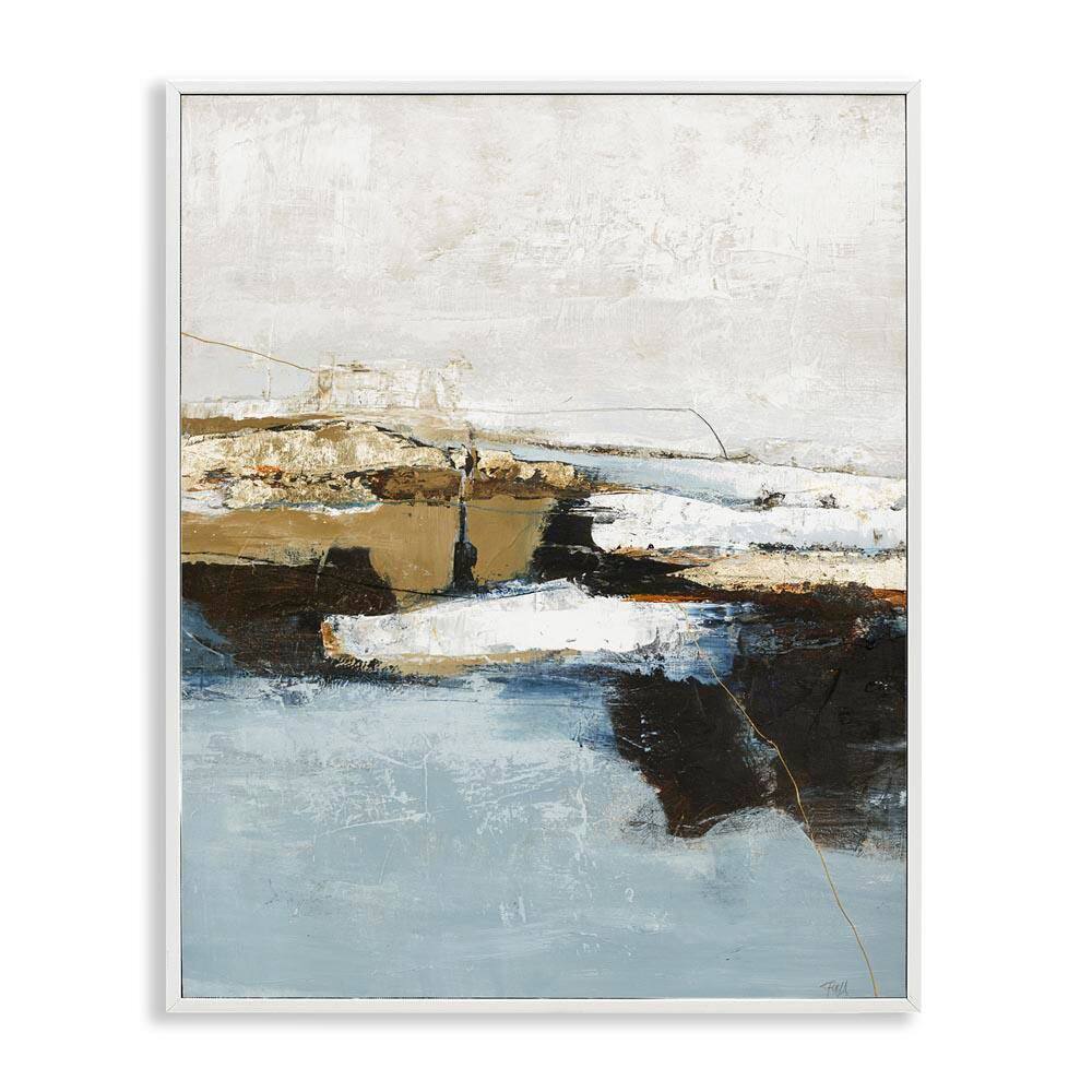 Rustic Paint Nautical Design by Design Fabrikken White Framed Abstract Giclee Art Print 14 in. x 11 in. price history on PriceWatchPro