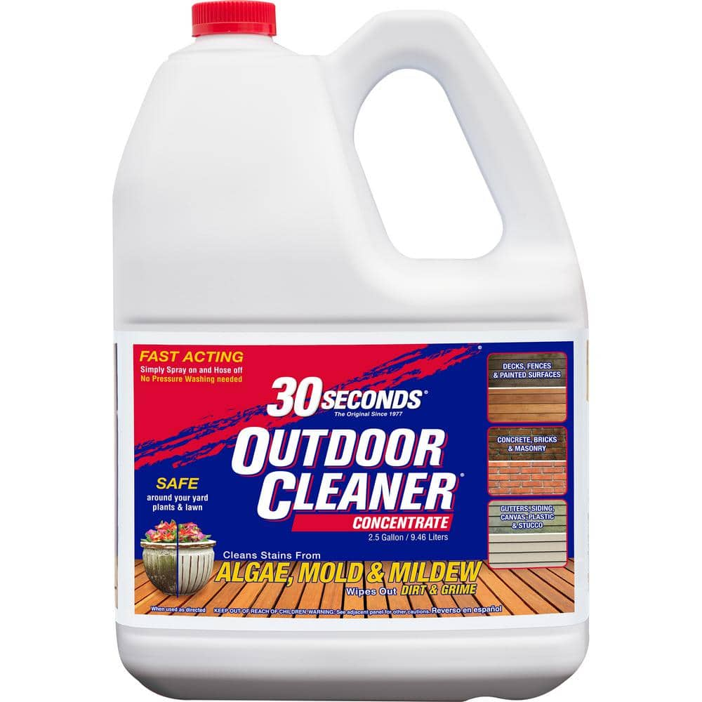 30 Seconds Outdoor Cleaner, 5 Gallon - Concentrate : : Patio, Lawn  & Garden