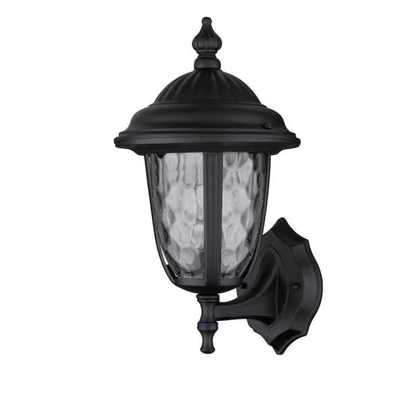 Chloe Lighting Transitional 1-Light Outdoor Black Wall Sconce Lighting-DISCONTINUED