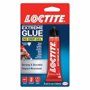 Extreme Glue 0.7 oz. No Drip Gel Adhesive Clear Tube (6 pack)