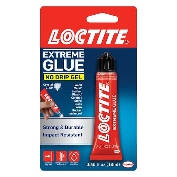 Loctite Extreme Glue 0.7 oz. No Drip Gel Adhesive Clear Tube (6 pack)