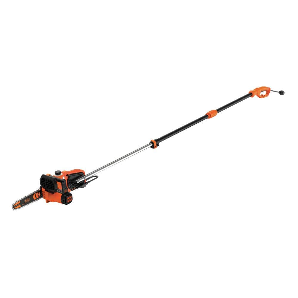 10in. 8 AMP Corded Electric Pole & Chainsaw Kit with (1) Extension Pole, (1) Bar Cover, (1) Wrench, (1) Bar & (1) Chain - 2