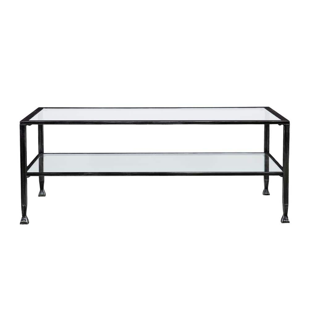 southern enterprises glass coffee table