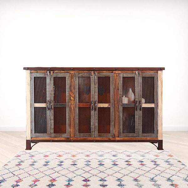 HomeRoots Charlie Brown Wood 70.75 in. Sideboard