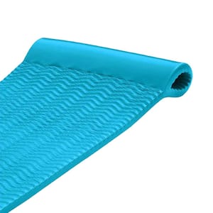 Texas Recreation Serenity 70 in. Teal Foam Mat Raft Lounger Pool Float (2-Pack)