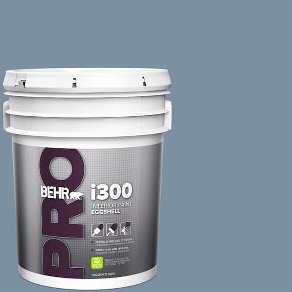 5 gal. #S510-4 Jean Jacket Blue Eggshell Interior Paint
