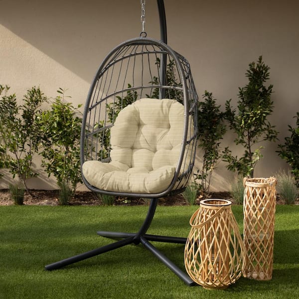 sunbrella woven egg chair