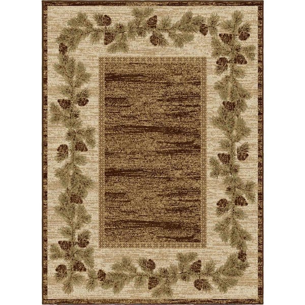 American Destination Multi-Colored 4 ft. x 6 ft. Polypropylene Area Rug