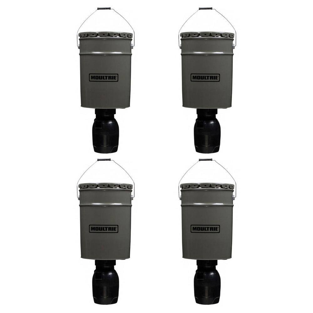 Moultrie 6.5 Gal. Hanging Bucket Directional Auto Timer Deer Feeder in