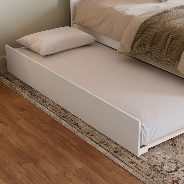 Urban Trundle Bed Twin Extra Long in White