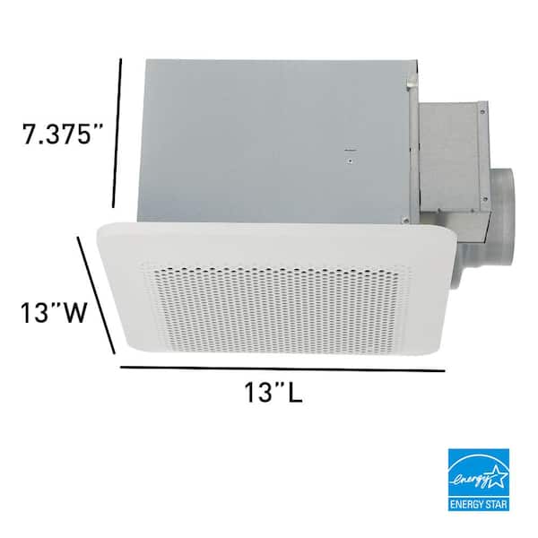 Bruidegom Signaal transfusie Panasonic Whisper Choice Auto DC Pick-A-Flow 80/110 CFM Ceiling Bathroom  Exhaust Fan with Humidity Sense and Flex-Z Fast Bracket RG-C811HA - The  Home Depot