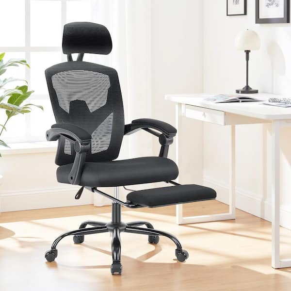 Headrest Desk Chair With Flip Up Arms Ergonomic Chair Bestier Big