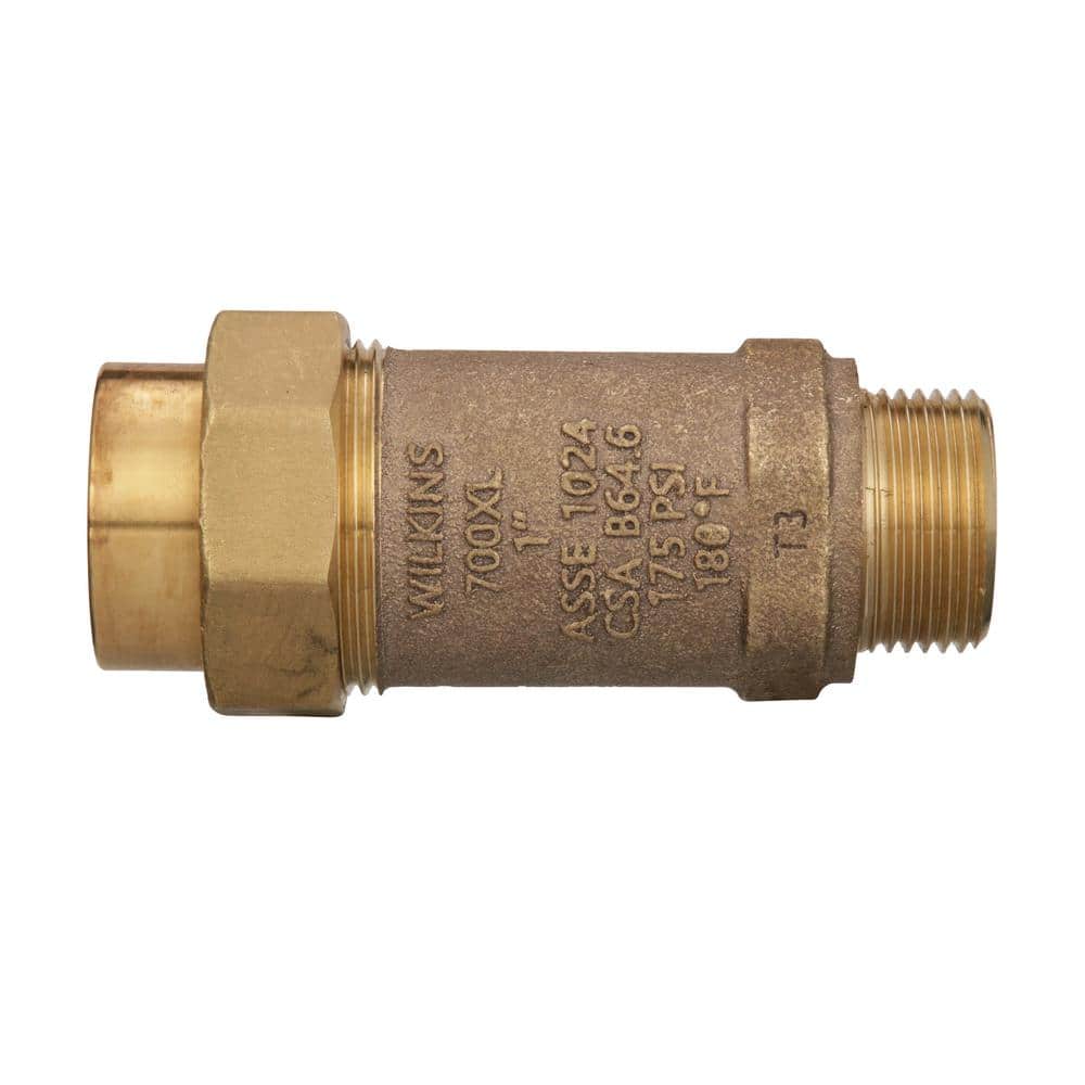 1 in. Union FMTC Inlet x 1 in. MMTC Outlet Lead-Free Bronze Dual Check Valve price history on PriceWatchPro