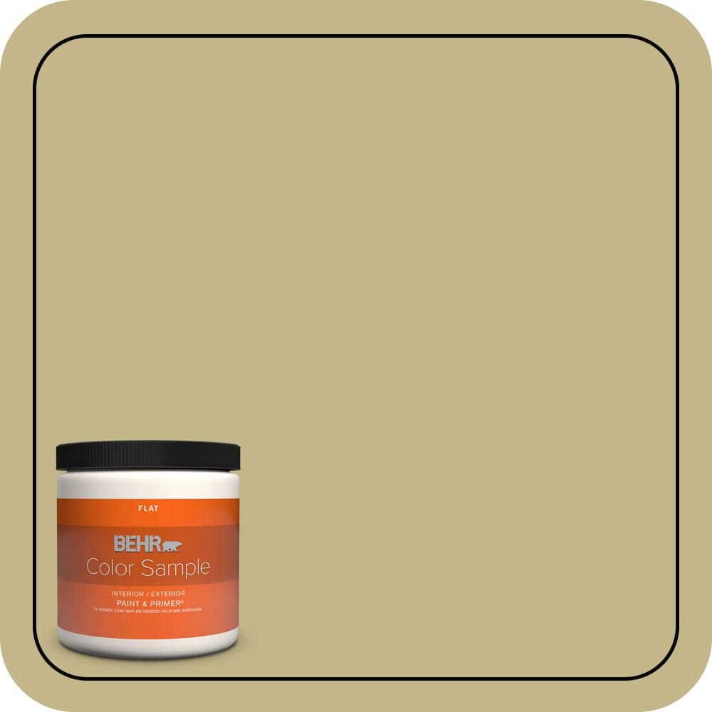 8 oz. #BIC-27 Modish Moss Flat Interior/Exterior Paint & Primer Color Sample price history on PriceWatchPro