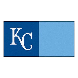 Kansas City Royals Blue Residential 18 in. x 18 in. Peel and Stick Carpet Tile (20 Tiles/Case) 45 sq. ft.