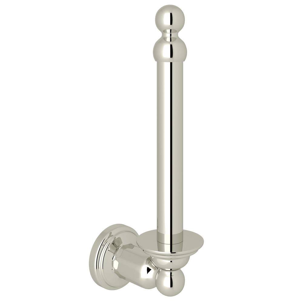 ROHL Edwardian Wall Mounted Toilet Paper Holder in Polished Nickel U.6947PN  - The Home Depot