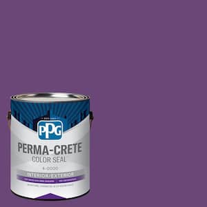 Color Seal 1 gal. PPG1176-7 Perfectly Purple Satin Interior/Exterior Concrete Stain