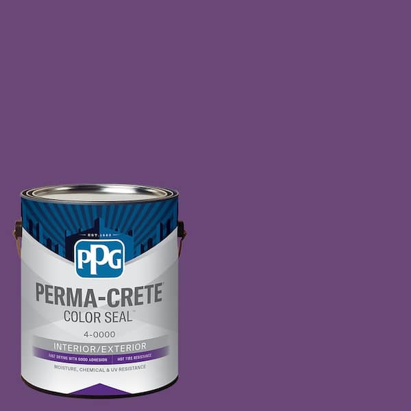 Perma-Crete Color Seal 1 gal. PPG1176-7 Perfectly Purple Satin Interior/Exterior Concrete Stain