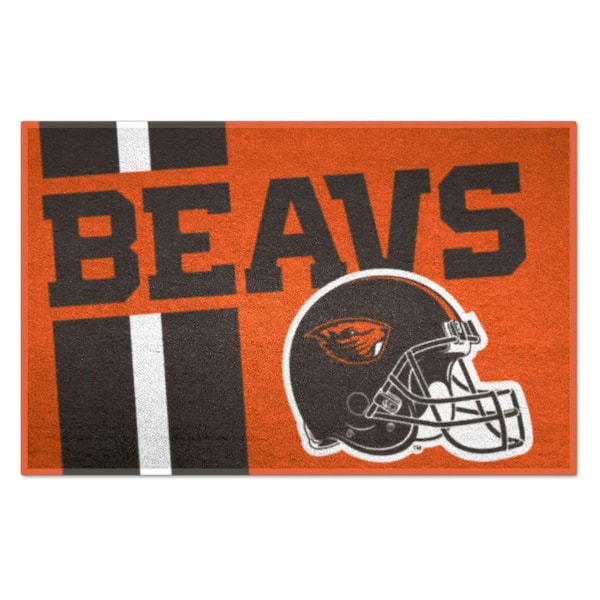 FANMATS Oregon State Beavers Orange 2 ft. x 3 ft. Starter Mat Area Rug