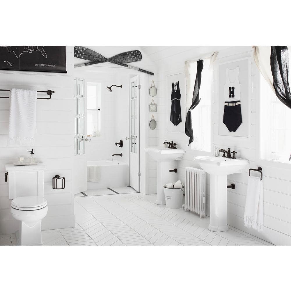 White High Efficiency Elongated Two-Piece Toilet