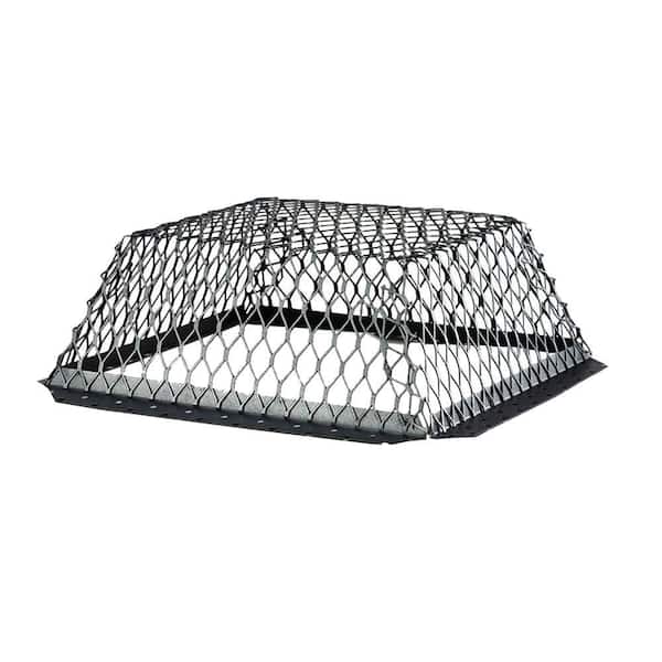 HY-C VentGuard 16 in. x 16 in. Roof Wildlife Exclusion Screen in Galvanized Black