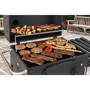 Compact Charcoal Grill in Black