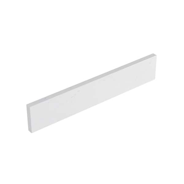 21.25 in. W Bianco Bella Quartz Vanity Sidesplash in White