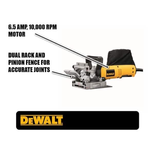 DEWALT 6.5 Amp Heavy Duty Plate Joiner Kit - The Home Depot