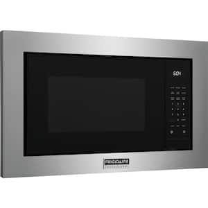 Professional 24 in. Electric Built-In Microwave in Stainless Steel with Sensor Cook