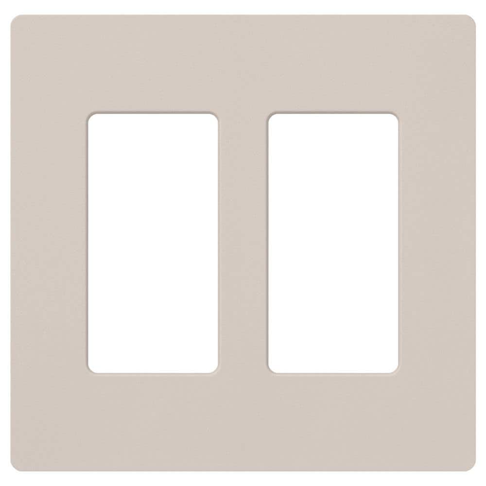 Claro 2 Gang Wall Plate for Decorator/Rocker Switches, Satin, Taupe (SC-2-TP) (1-Pack) price history on PriceWatchPro