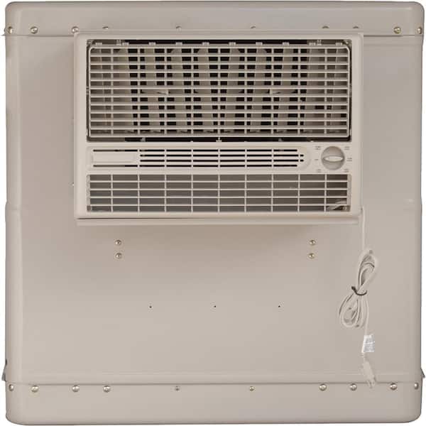 Champion Cooler 4000 CFM 2-Speed Front Discharge Window Evaporative Cooler for 1100 sq. ft. (with Motor)
