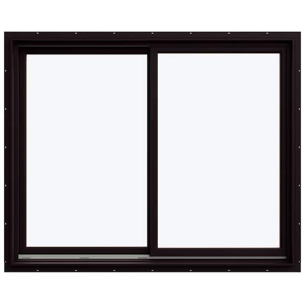 59.3125 in. x 47.5625 in. W-5500 Left-Hand Sliding Wood Clad Window