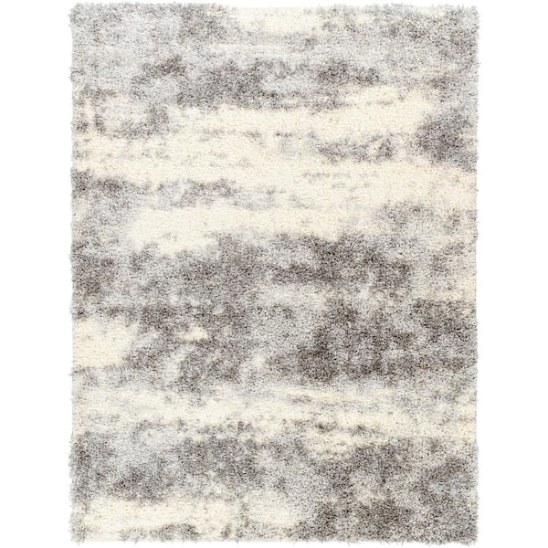Livabliss Everton Plus Grey Modern 2 ft. x 3 ft. Indoor Area Rug