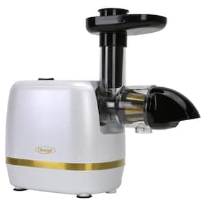 Cold Press 365 Compact Masticating Horizontal Juicer, in White