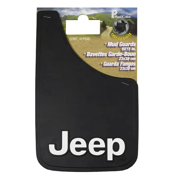Plasticolor Jeep 9 in. x 15 in. Mudguard Set