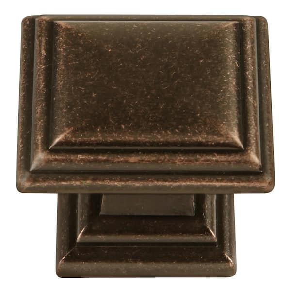 HICKORY HARDWARE Somerset Collection 1-5/16 in. Dia Dark Antique Copper Finish Cabinet Knob