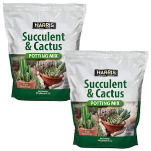4qt. Succulent and Cactus Potting Soil Mix (2-Pack)