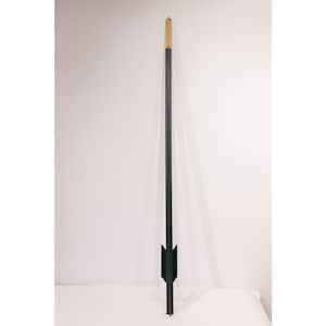 6-1/2 ft. H Green Steel T Post