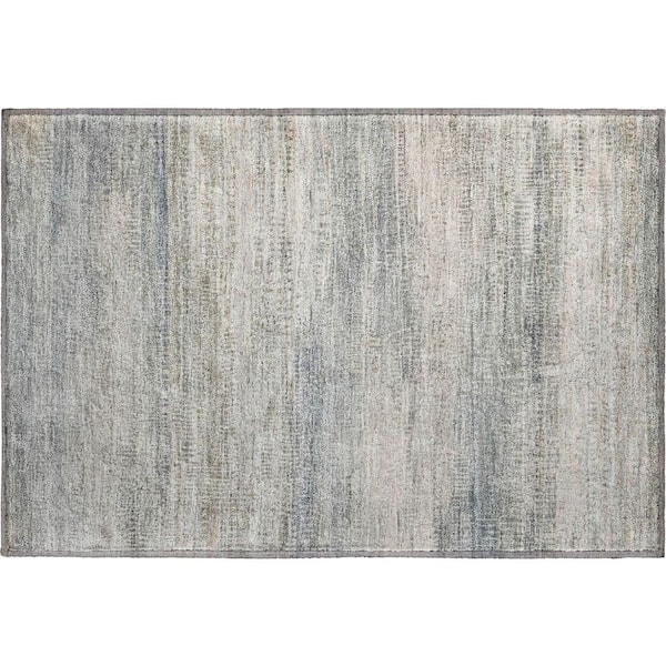 Mayfield Premium Machine Washable Abstract AMF2089 Linen 2 ft. x 3 ft. Accent Rug
