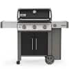 Genesis II E-315 3-Burner Propane Gas Grill in Black