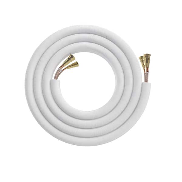 Photo 1 of 50 ft. Pre-Charged 3/8 in. x 3/4 in. No-Vac Quick Connect Line Set