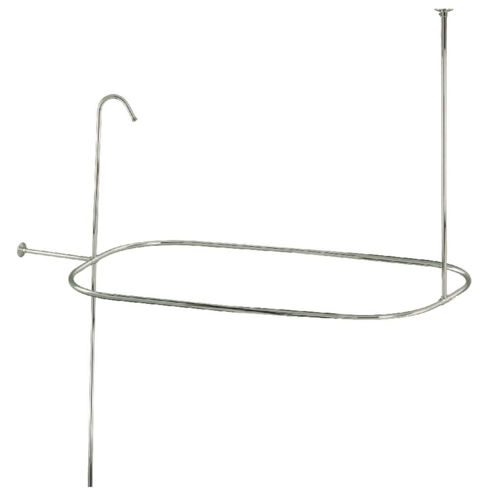 Vintage 62 in. Shower Riser with Rectangular Enclosure in Polished Nickel price history on PriceWatchPro